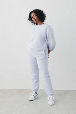 Blue Women Gina Tricot Basic Sweatpants | 46YZIHEDJ