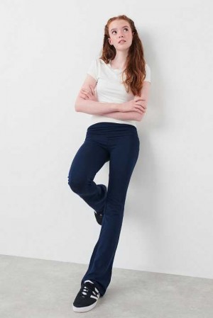 Blue Young Gina Tricot Y Low Waist Yoga Leggings | 71PNRXVHK