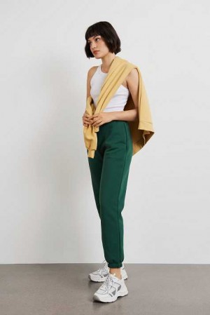 Green Women Gina Tricot Basic Sweatpants | 60AYSCFRT