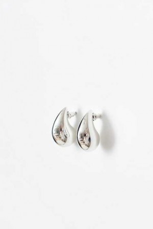 Grey Women Gina Tricot Mini Drop Earrings | 14HQNOFCT