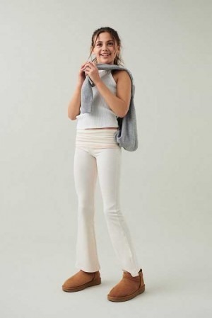 White Young Gina Tricot Y Low Waist Yoga Leggings | 13JNAOBVR